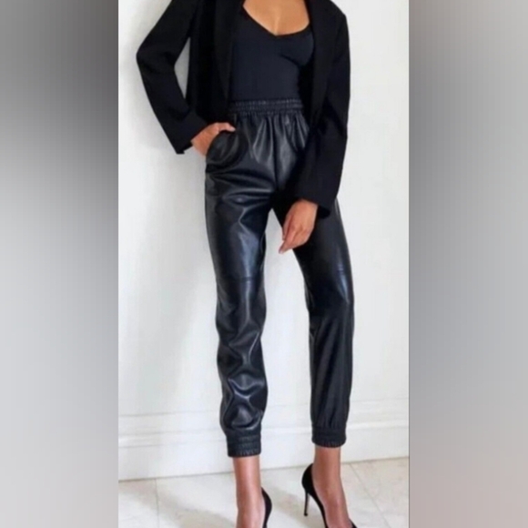 Babaton Pants - Black Women's Leather Pants